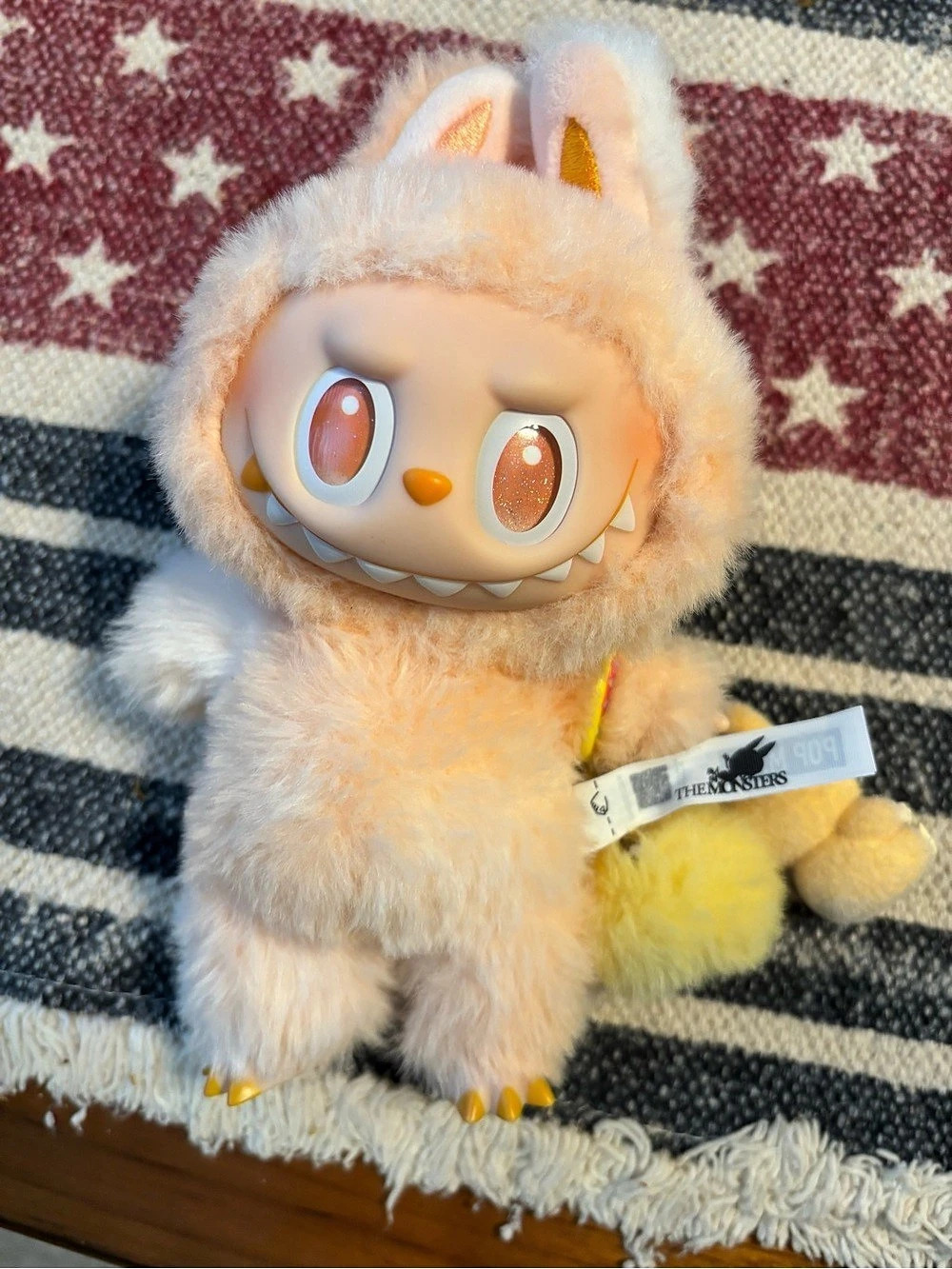 POP MART THE MONSTERS Plush Character Orange Yellow Like New